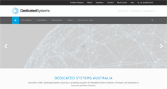 Desktop Screenshot of dedicatedsystems.com.au