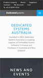 Mobile Screenshot of dedicatedsystems.com.au