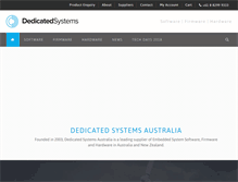 Tablet Screenshot of dedicatedsystems.com.au